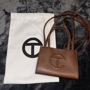 Telfar Small Shopping Bag- Chocolate